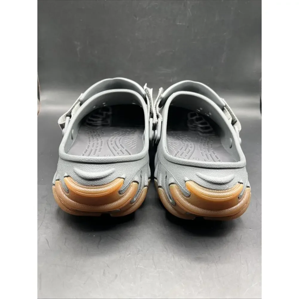 Crocs Echo Gum Ro Clogs Slay Gray With Brown Sz M9 W11